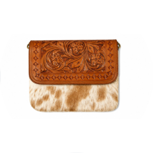 Original Leather HairOn Clutch Bag - Daisy